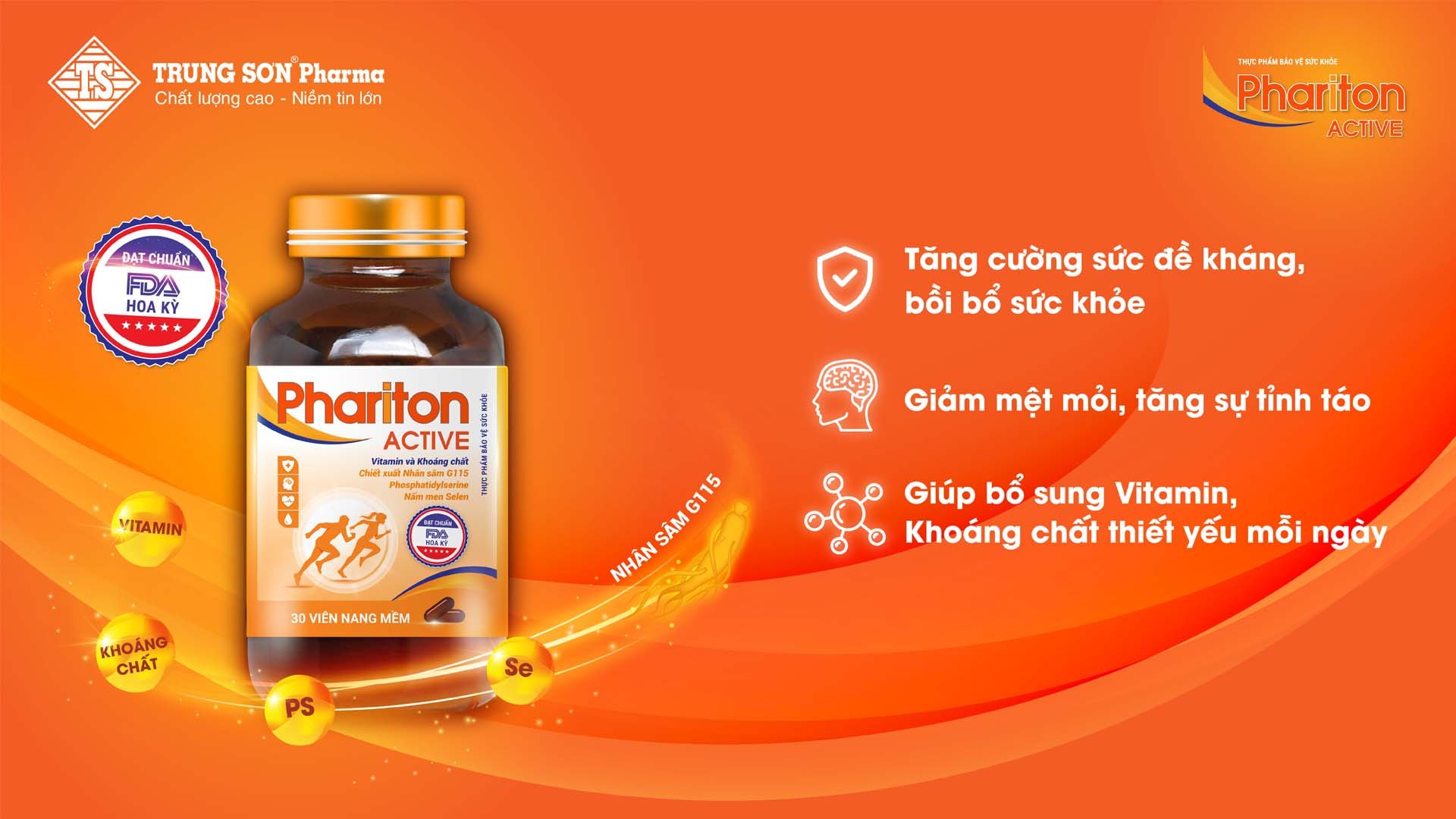 CẢI THIỆN SỨC ĐỀ KHÁNG CÙNG SẢN PHẨM PHARITON ACTIVE